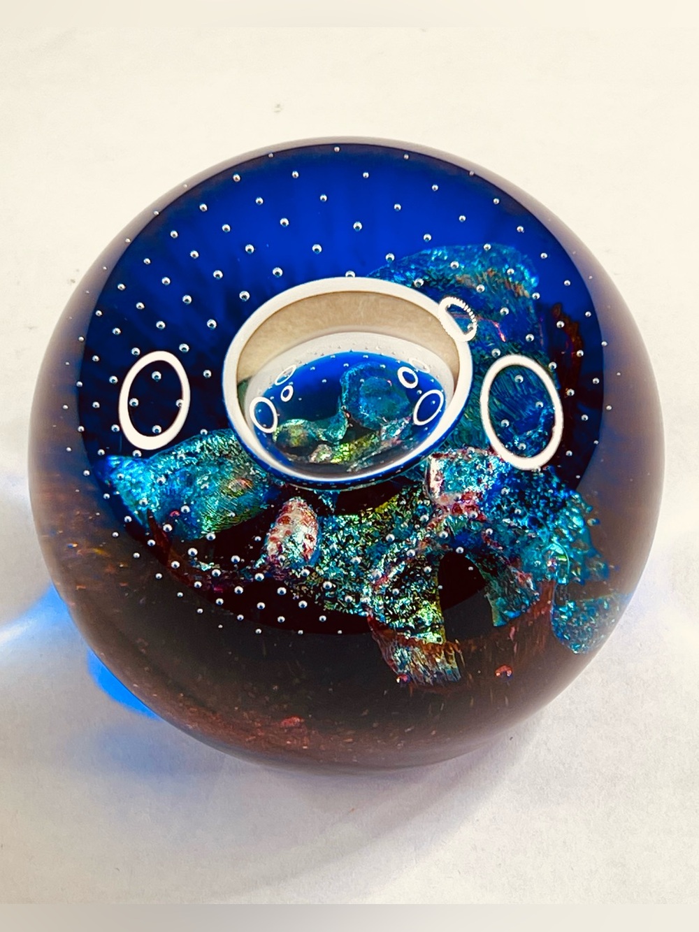 Caithness Paperweight Landing Zone Limited Edition Certificate Made in Scotland